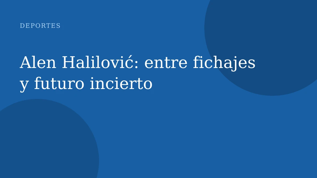 Alen Halilović: entre fichajes y futuro incierto