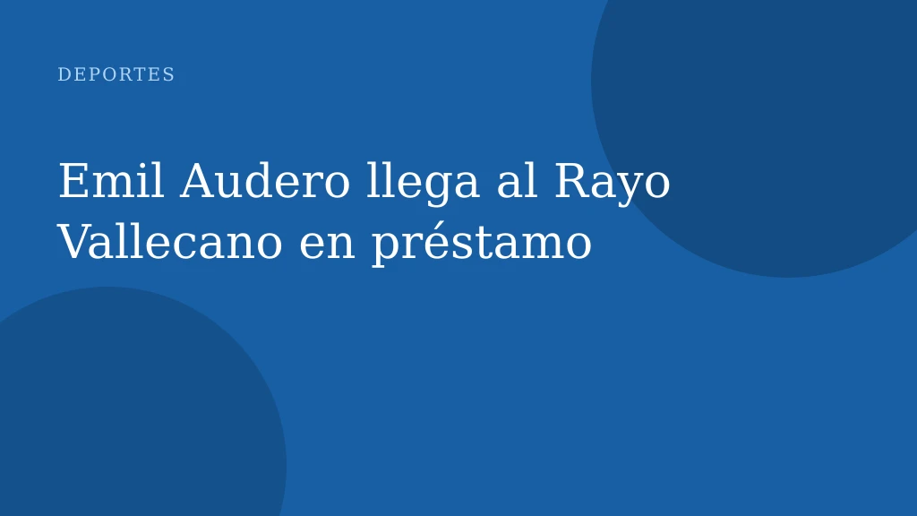Emil Audero llega al Rayo Vallecano en préstamo