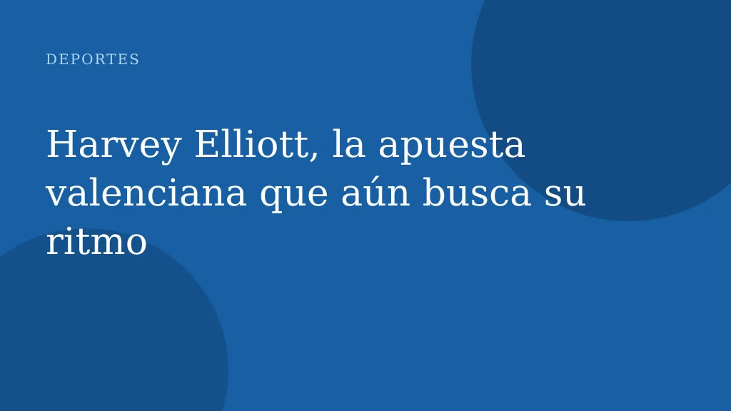 Harvey Elliott, la apuesta valenciana que aún busca su ritmo