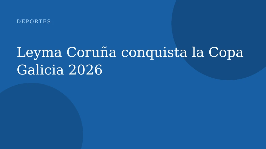 Leyma Coruña conquista la Copa Galicia 2026