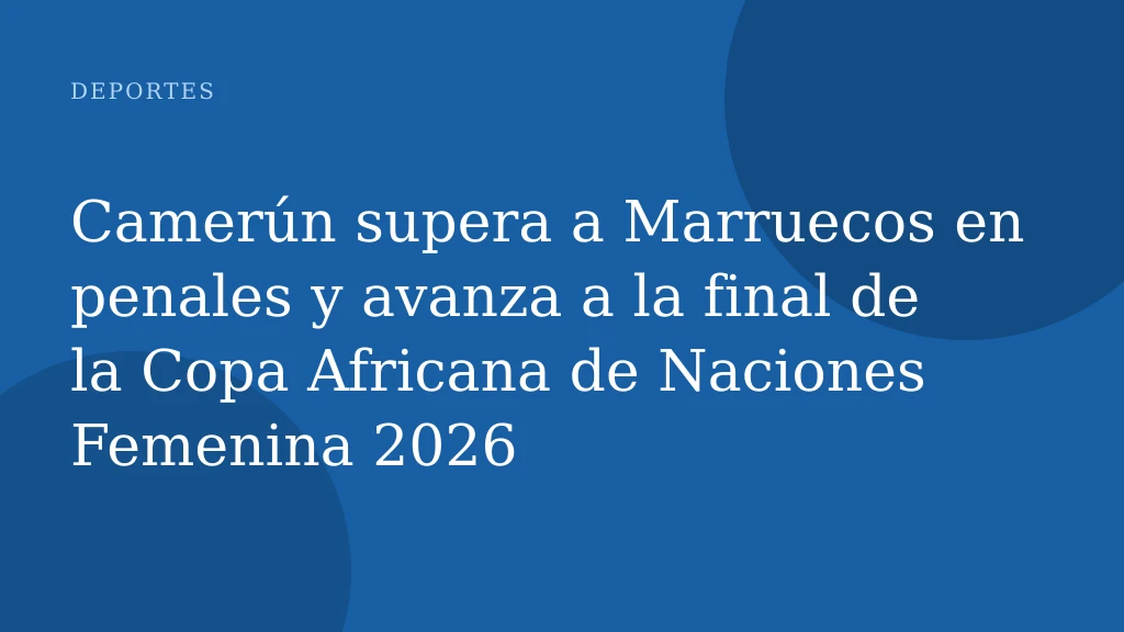 Marruecos vs Camerún en la Copa África Femenina 2026