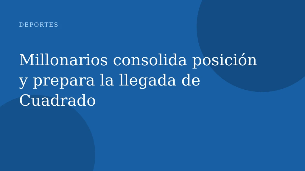 Millonarios consolida posición y prepara la llegada de Cuadrado
