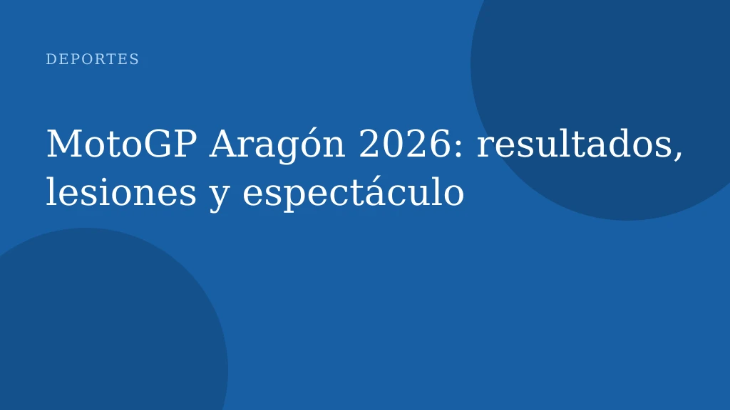 Ai Ogura baja del GP de Aragón y Jorge Martín defiende su liderazgo